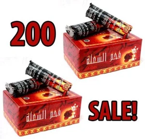 New Charcoal Sale! 200 Tablets Hookah Nargila Coals for Shisha bowl Smoking - Picture 1 of 1