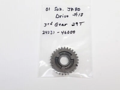 2001 01-04 Suzuki JR80 JR DS 80 Drive Shaft 3rd Gear 29T 24331-46000 - Imagem 1 de 4