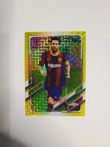 2020-21 Topps Chrome UEFA UCL Japan Yellow Mojo 068/150 (Lionel Messi #1)  - Picture 1 of 3