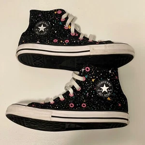 Converse All-Star Black Galaxy Canvas Hi-Top Sneaker 5 - Bild 1 von 10