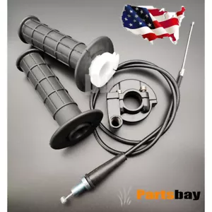 36 "Handle Bar Throttle Cable Grip Handle Set For Honda (Suit For 7/8" Bar) - Picture 1 of 6
