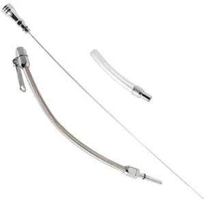 For LSX LS1 LS2 LS6 4.8L 5.7L 1× Engine Flexible Stainless Steel Oil Dipstick - Picture 1 of 8