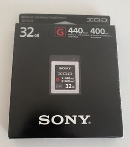 Sony 32GB G Series Up To 440MB/s Read & 400MB/s Write XQD Memory Card