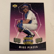 1993 Upper Deck Stars Of Tomorrow Mike Piazza #6 Los Angeles Dodgers