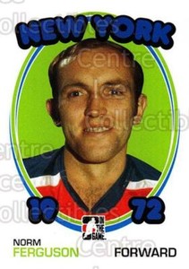 2009-10 ITG 1972 The Year In Hockey Blank Backs #141 Norm Ferguson