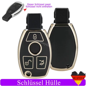 TPU Schlüssel Hülle für Mercedes Benz W203 W204 W210 W211 W212 W220 A B C E CLA - Bild 1 von 12