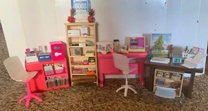 Oficina de agente de viajes Barbie ~ Oficina de correos con muchos accesorios y muebles - Imagen 1 de 6