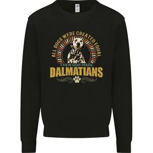 A Dalmatian Dog Kids Sweatshirt Jumper - Picture 1 of 96