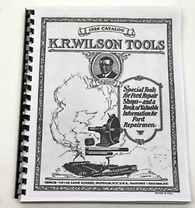 K.R. Catálogo Wilson Tools 1926 Herramientas Especiales para Talleres de Reparación Ford Modelo T A B - Imagen 1 de 4