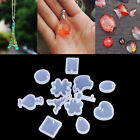 12Pcs/set Holes Key Waterdrop Silicon Mold Mould Resin Jewelry Making Craft .$4