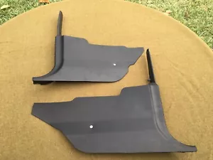 71 72 73 MUSTANG COUGAR KICK PANELS R/H + L/H BLACK ORIGINAL OEM 1971 1972 1973 - Picture 1 of 11