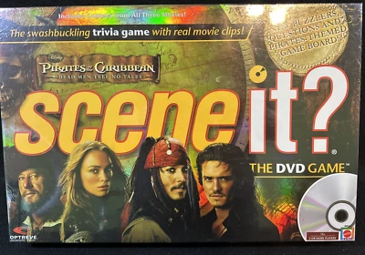 Scene It? DVD Game Trivia Pirates of the Carribean Edition 2007 Factory Sealed - Image 1 of 4