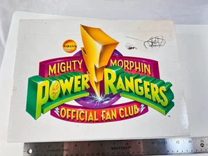 Saban’s Mighty Morphin Power Rangers 1994 caja oficial del club de fans con mercancía - Imagen 1 de 21