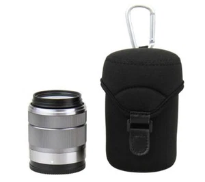 JJC Lens Case Bag Pouch for Olympus 60mm f/2.8 Canon EF-M 18-150mm Sony FE 50mm - Picture 1 of 7