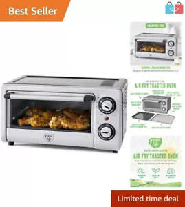 Stainless Steel Air Fryer Toaster Oven with Large Capacity & Easy-Clean Design - Picture 1 of 11