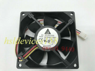 Ventilador de refrigeración de doble bola Delta AFB0812SH F00 DC12V 0,51A 8025 3 hilos 1 pieza Foto 1 de 3