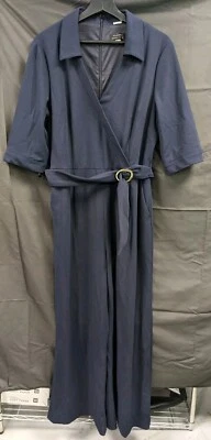 Tahari Arthur S. Levine Women's Blue Romper Size 14 - Image 1 of 4