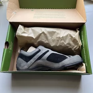 NEW AHNU Mens Size 10.5 1301BLA1 Walking SHOES US 10.5 Black & Grey Suede - Picture 1 of 15