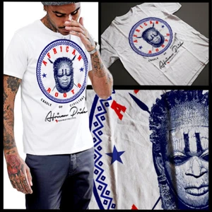 Afrika Benin Maske T-Shirt schwarz Geschichte Monat afrikanische Vorfahren Baumwolle Tee neu - Bild 1 von 1
