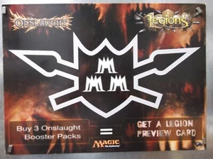 MAGIC THE GATHERING 9x11 Onslaught Cardboard Counter POS Card - Picture 1 of 2