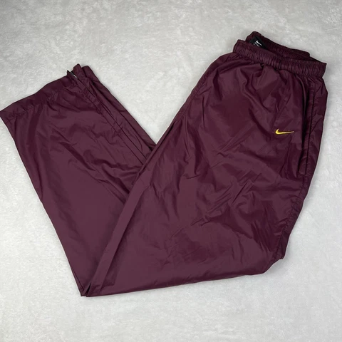 VINTAGE 90s Nike Arizona State Devil Windbreaker Track Pants XL Swoosh Ankle Zip Cover