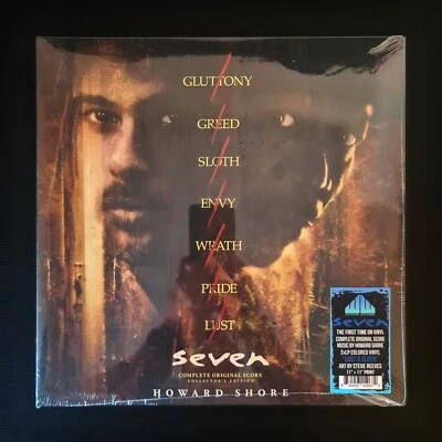 HOWARD SHORE - SEVEN  Limited Edition LUST & SLOTH Coloured Vinyl LP Waxwork - Image 1 of 4