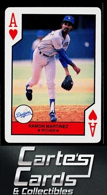 Ramon Martinez 1990 U.S. Playing Card Company MLB All-Stars #AH Dodgers - Image 1 of 2