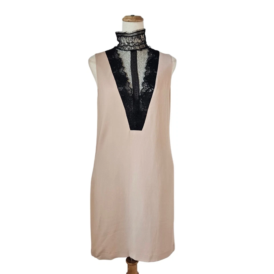 Lanvin румяна без рукавов с черный кружевной деталь - Изображение 1 из 4