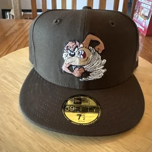 Tasmanian Devil New Era 7 1/2 Fittec Looney Tuned Hat Cap - Bild 1 von 2