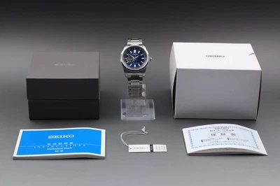 [Near MINT Box] Seiko Presage 4R38-02A0 42mm Blue Dial AT Men's Watch From JAPAN - Image 1 of 4