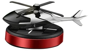 Al Legierung solarbetriebener rotierender Hubschrauber Form Auto Luftreiniger, Haus und Auto - Bild 1 von 10