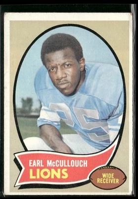 1970 Topps #195 Earl McCullouch - Image 1 of 2