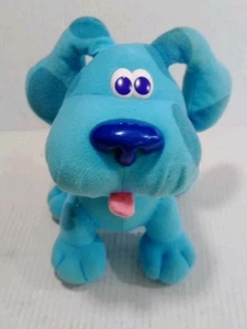 Blue’s Clues Puppy Dog, Bounce With Me Blue 9" Plush, 2000 Fisher Price - Picture 1 of 13