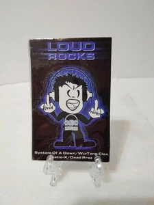 NEW 2000 Loud Rocks Shame Hip Hop Cassette Wu-Tang Clan Static X Dead Prez Seal - Foto 1 di 8