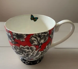 Portobello Teetasse Sandringham Butterfly Garden CM04295 Bone China - Bild 1 von 10
