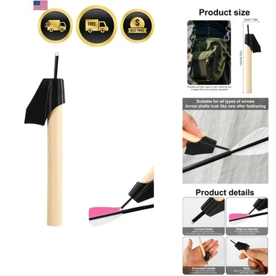 Herramienta de eliminación de flechas para tiro con arco mantener flechas nuevo repuesto Fletch Foto 1 de 4