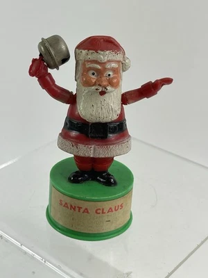 1960s Santa Claus Christmas Push Button Puppet By Kohner - Image 1 of 4