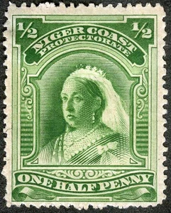 Niger Coast Protectorate 1894 Queen Victoria MH (SC# 43) - Bild 1 von 1
