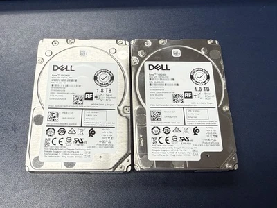 2x Dell Seagate Exos 10E2400 1.8TB SAS 10K 12Gbps 2.5" HDD ST1800MM0159 JY57X - Image 1 of 4