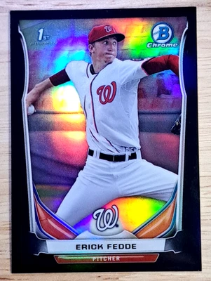 Erick Fedde /75 (1st Bowman)⚡2014 1st Bowman Chrome - Nationals - Image 1 of 3