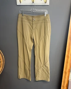 Athleta gerade Schlaghose Damengröße 10 hellbraun sportlich Wandern Outdoor - Bild 1 von 7