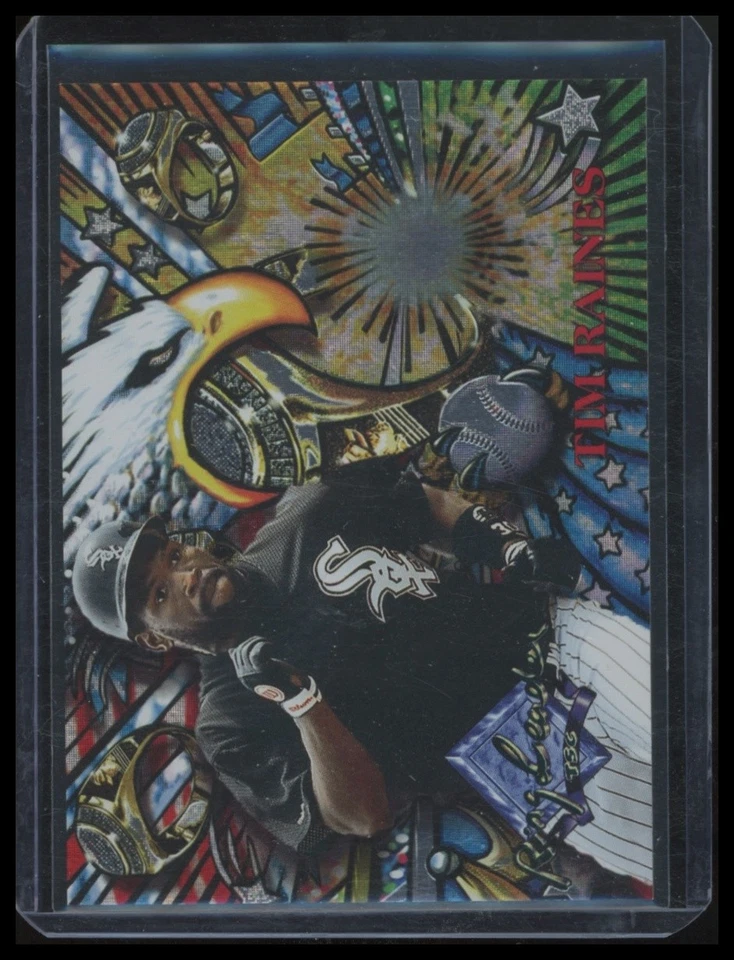 1995 Stadium Club #12 Tim Raines Ring Leaders - Image 1 of 2