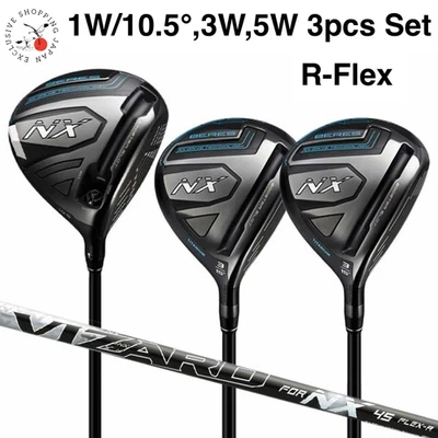 Honma BERES NX Driver Fairway Wood 1W/10.5, 3W,5W 3pcs Set VIZARD NX 45 R-Flex - Image 1 of 4