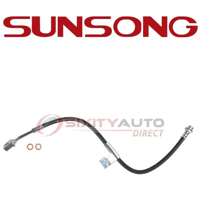 Sunsong Front Left Brake Hydraulic Hose for 1979-1999 GMC P3500 - Hoses zv Foto 1 de 4