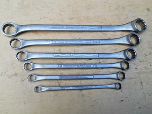 Vintage Craftsman 6 pc   =V=  series SAE Double Box end wrench set 3/8" to 1" - Bild 1 von 6