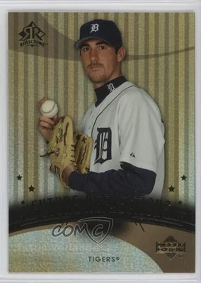 Upper Deck Reflections Future Reflections Justin Verlander #241 Rookie RC 2005 Foto 1 de 2