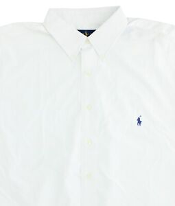 Polo Ralph Lauren White Short Sleeve Dress Shirts for Men for sale 