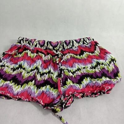 Rue 21 Pantalones Cortos Juniors Pequeños Rojo Morado Verde Azul Cintura Elástica Cordón... Foto 1 de 4