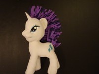 My Little Pony Friendship Is Magic Plush Stuffed Animal 20" "Rarity"