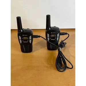 Cobra Walkie-Talkies - MicroTalk Radios - CXT195 - Set of 2 - w/Charging Cord - Picture 1 of 2
